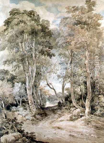 Wood Scene, 1810 Oil Painting - John Crome