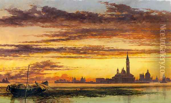 San Giorgio Maggiore, Venice Oil Painting - Edward William Cooke