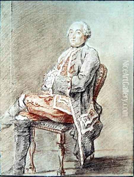 Emmanuel Louis Auguste Comte de Pons Saint Maurice Oil Painting - Louis Carrogis Carmontelle