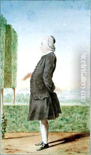 Father Anselme de Montalte Oil Painting - Louis Carrogis Carmontelle
