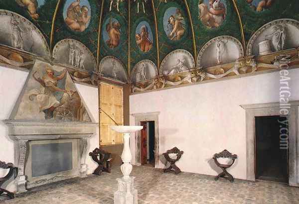 Camera Di San Paolo Oil Painting - Antonio Allegri da Correggio