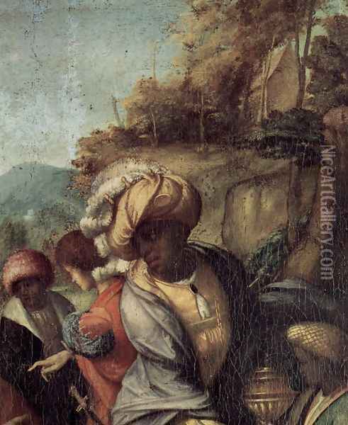 Adoration of the Shepherds (The Night), detail, Maria and child (2) Oil Painting - Antonio Allegri da Correggio