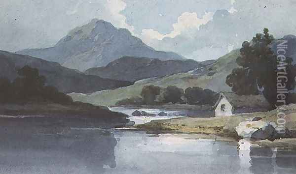 A River Oil Painting - George Chinnery