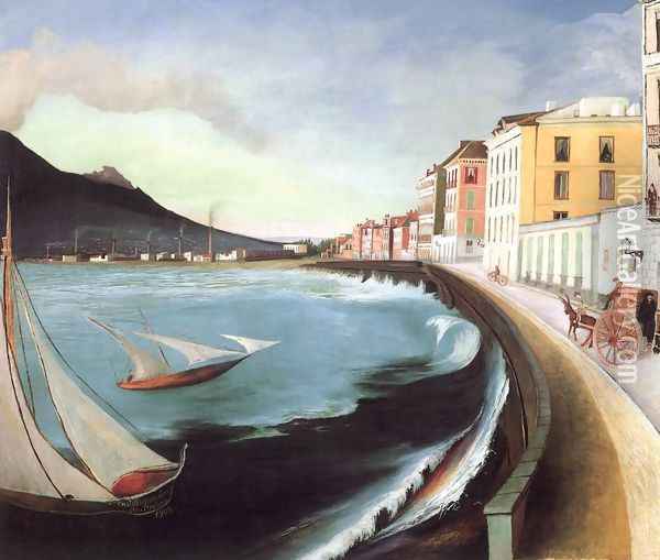 Castellamare di Stabia, 1902 Oil Painting - Tivadar Kosztka Csontvary
