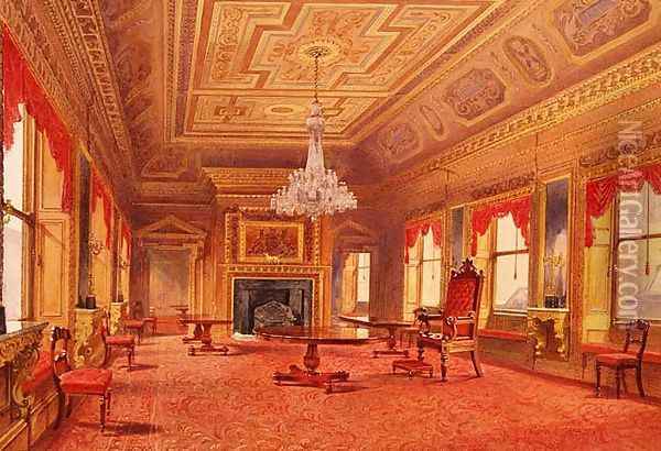 The Court Room of the Skinners' Company, London, 1890 Oil Painting - John Crowther