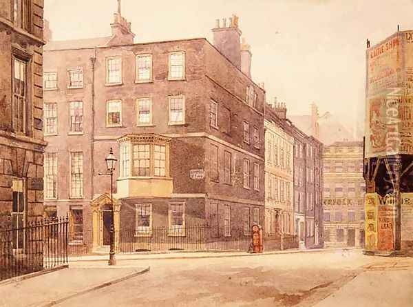 Norfolk Street, c.1880 Oil Painting - John Crowther