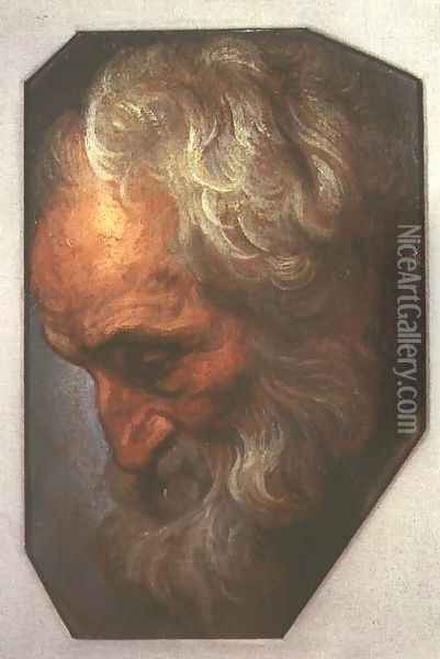 Head of an Apostle Oil Painting - Gaspard de Crayer