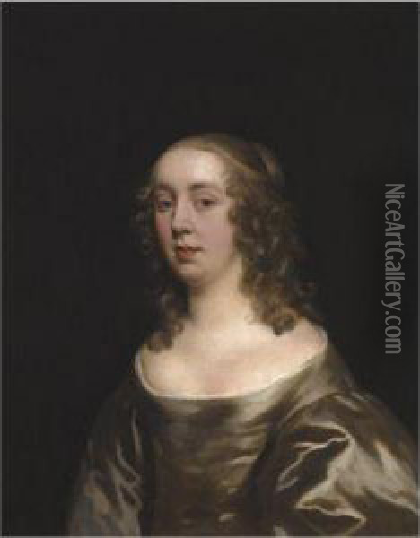 Portrait Of A Lady Oil Painting - John Hayls