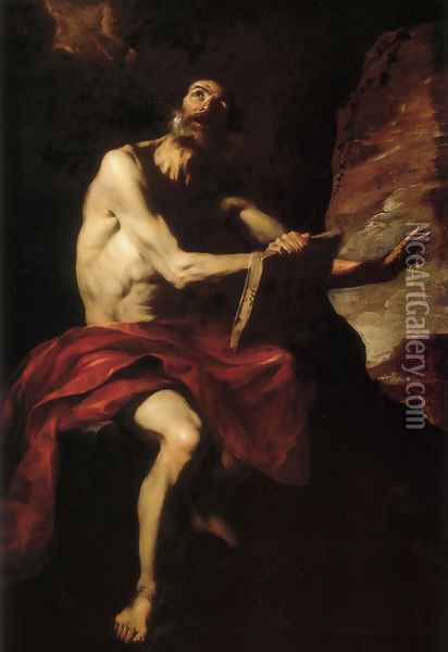 Saint Jerome Oil Painting - Bernardo Cavallino