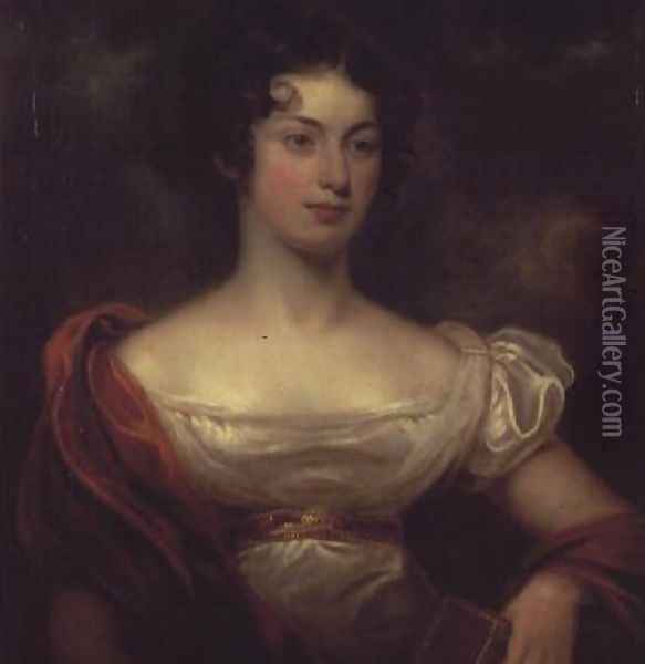 Mary, Countess of Denbigh Oil Painting - Margaret Sarah Carpenter