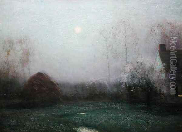 May Moon, 1907 Oil Painting - Bruce Crane