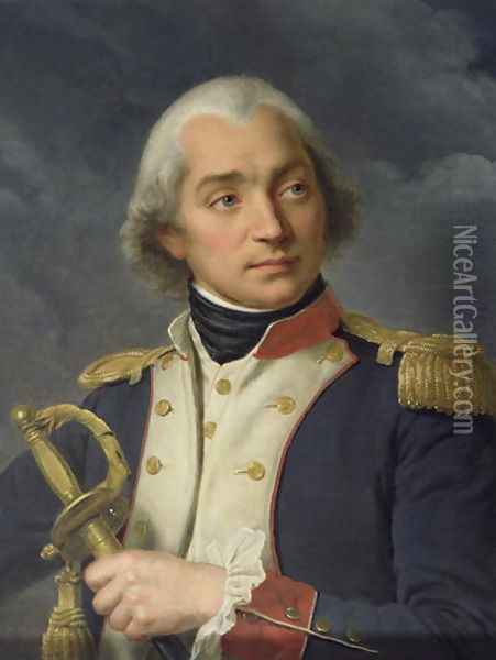 General Charles Pichegru (1761-1804) Oil Painting - Alexandre-Francois Caminade