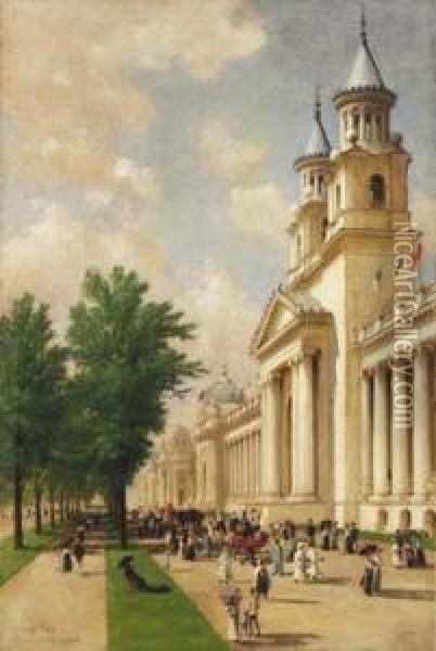 The Colombian Exposition Oil Painting - John Ross Key