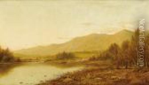 Pennsylvania Landscape Oil Painting - Charles Wilson Knapp