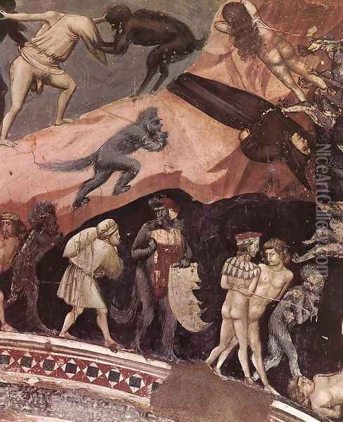 Last Judgment (detail 16) 1306 Oil Painting - Giotto Di Bondone