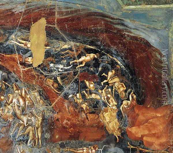 Last Judgment (detail 12) 1306 Oil Painting - Giotto Di Bondone