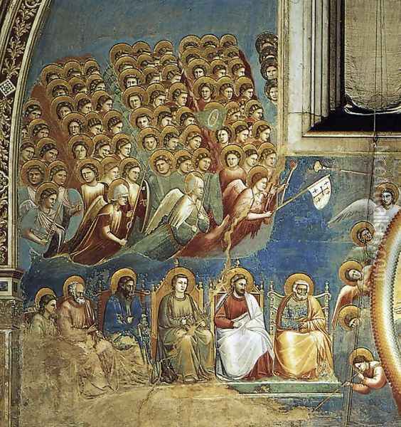 Last Judgment (detail 2) 1306, Fresco, Cappella Scrovegni (Arena Chapel), Padua Oil Painting - Giotto Di Bondone