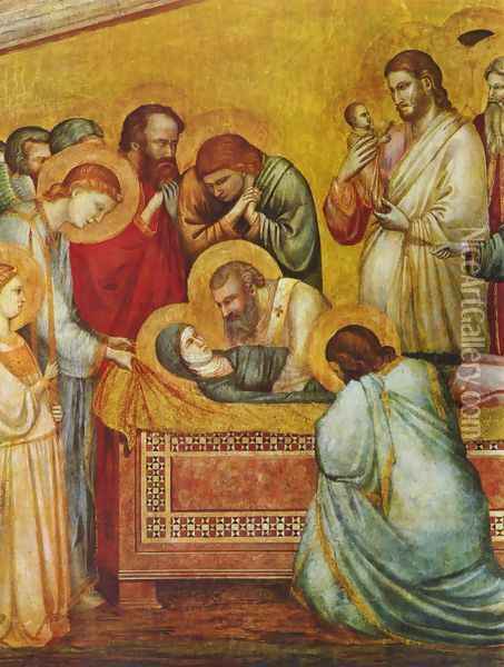 Marientod Oil Painting - Giotto Di Bondone