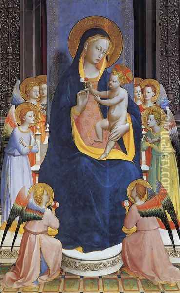Fiesole Altarpiece Oil Painting - Giotto Di Bondone