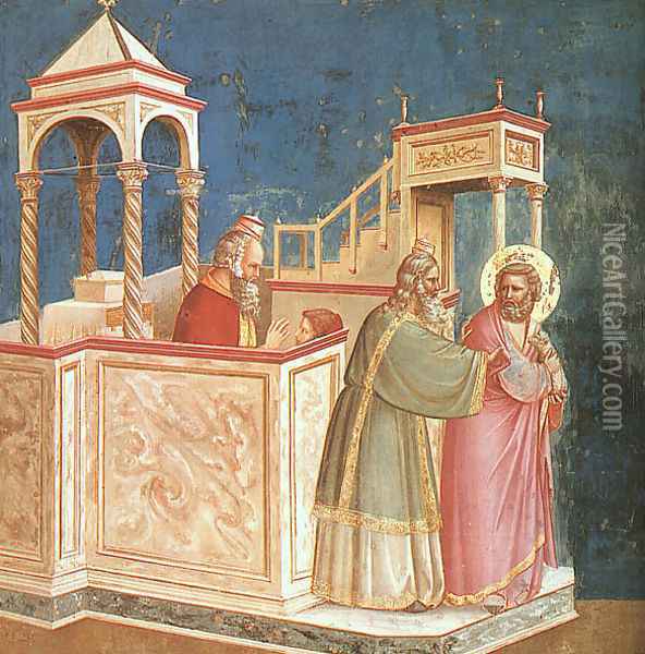 Scrovegni Oil Painting - Giotto Di Bondone