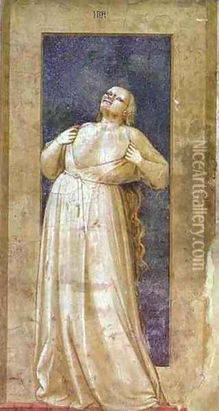 Anger 1302-1305 Oil Painting - Giotto Di Bondone