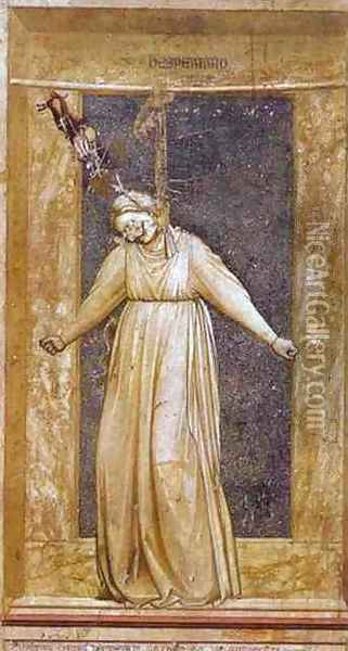Despair 1302-1305 Oil Painting - Giotto Di Bondone