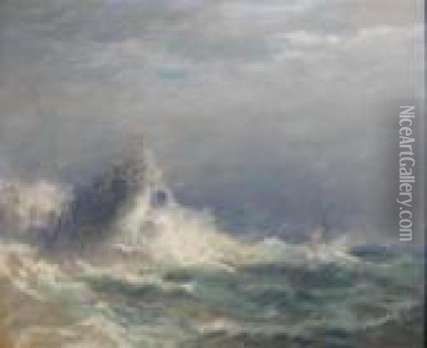 Rough Sea Oil Painting - George Herbert McCord