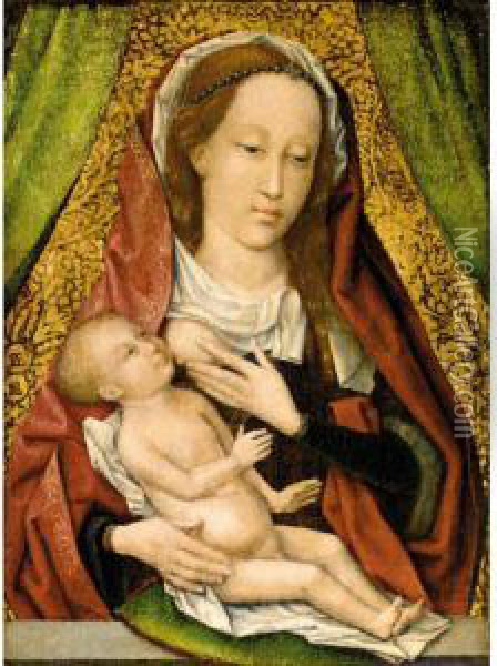 The Virgin And Child Oil Painting - Hans Memling