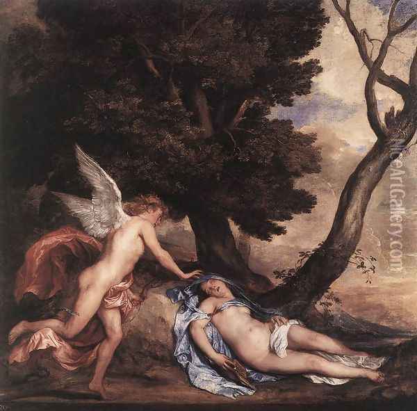 Cupid and Psyche 1639-40 Oil Painting - Sir Anthony Van Dyck