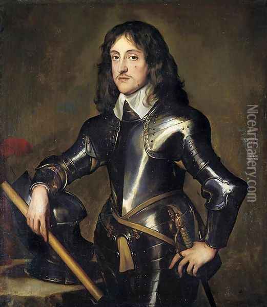 Portrait of Prince Charles Louis, Elector Palatine 1641 Oil Painting - Sir Anthony Van Dyck