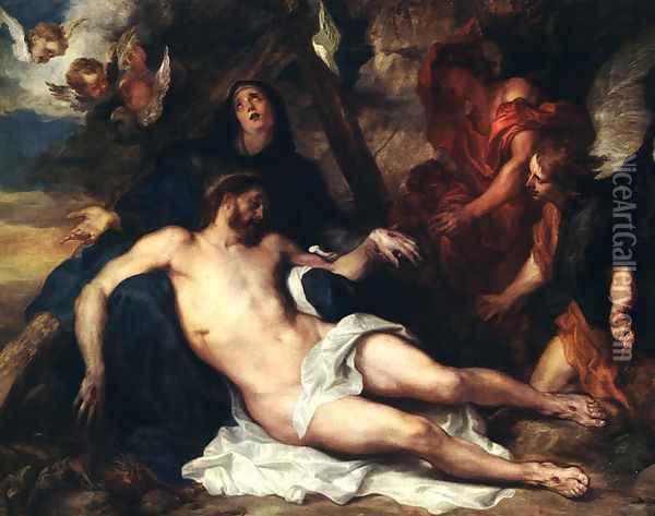 Deposition 1634 Oil Painting - Sir Anthony Van Dyck