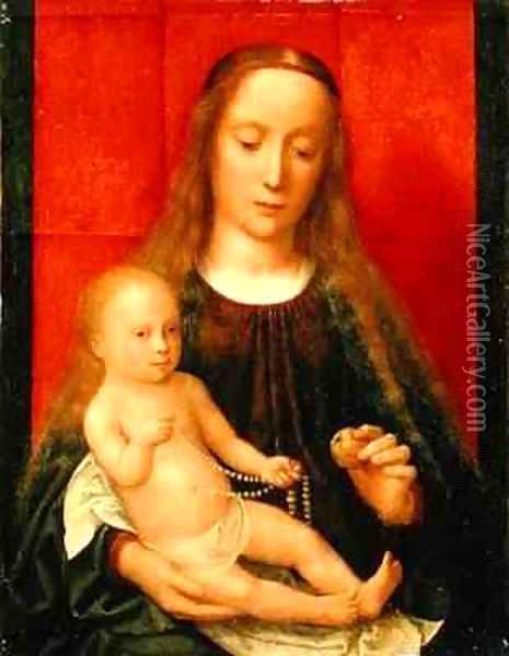 Madonna and Child 2 Oil Painting - Gerard David