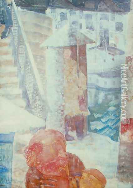 Hid telen, 1933 Oil Painting - Gyula Derkovits