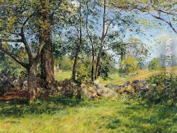 Summer Landscape (or Summertime) Oil Painting - Joseph Rodefer DeCamp