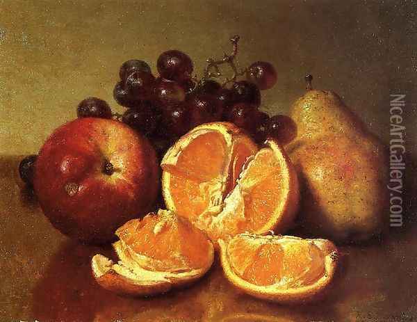 Still Life of Fruit Oil Painting - Robert Spear Dunning