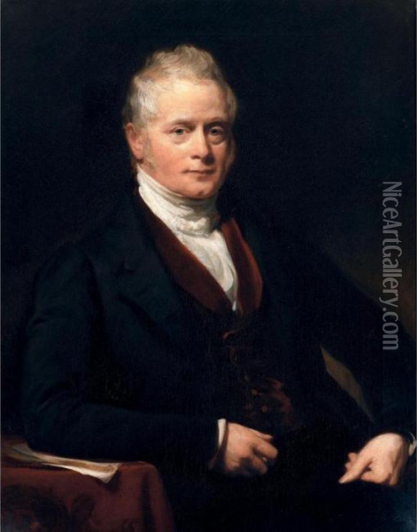 Portrait Of Sir Edward Knatchbull, 9th Bt. (1781-1849) Oil Painting - Thomas Phillips