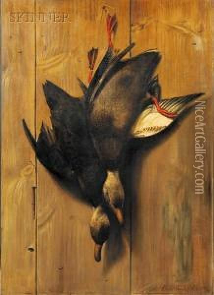 Hanging Ducks Oil Painting - Alexander Pope
