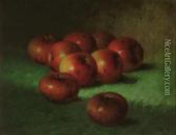 Apples Oil Painting - Carducius Plantagenet Ream