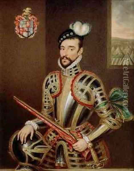 Portrait of William Stanley 1561-1642 6th Earl of Derby Oil Painting - William Derby