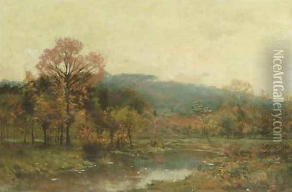 Autumn Brook Oil Painting - Charles Harry Eaton