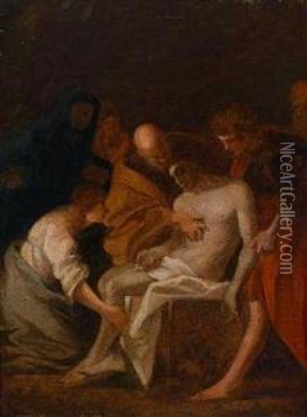 Die Grablegung Christi Oil Painting - Bartolomeo Schedoni