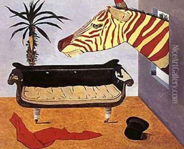 La stanza del pittore Oil Painting - Lucian Freud