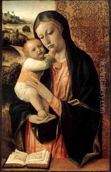 Virgin and Child 2 Oil Painting - Vincenzo Foppa