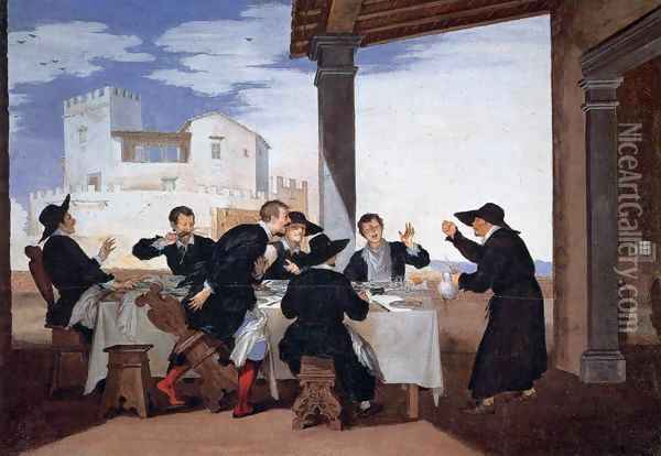 One of Father Arlotto's Tricks Oil Painting - Baldassarre Franceschini