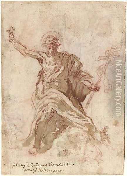 Saint John the Baptist Oil Painting - Baldassarre Franceschini