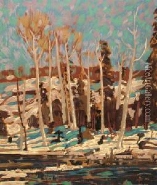 Publ. By The National Gallery Of Canada Oil Painting - Tom Thomson