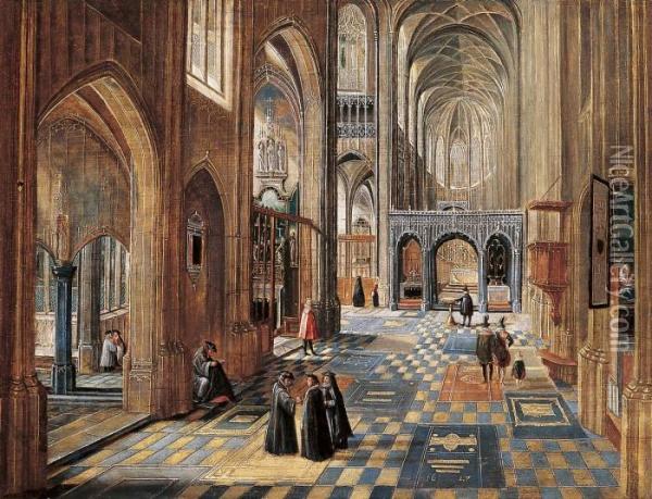 Kircheninterieur Oil Painting - Hendrick van, the Younger Steenwyck