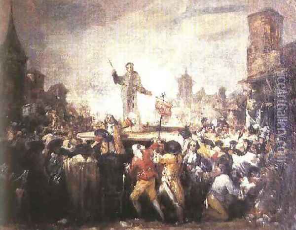 The Esquilache Riots Oil Painting - Francisco De Goya y Lucientes
