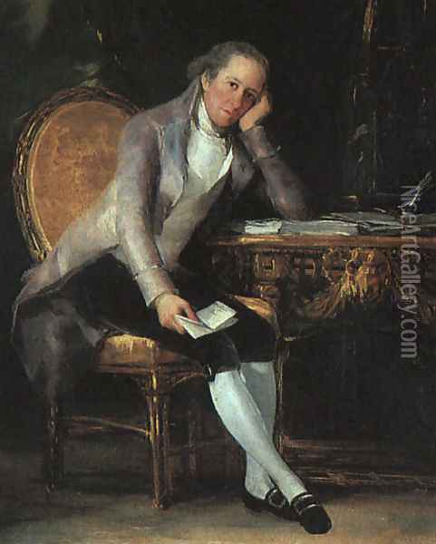 Gaspar Melchor De Jovellanos Oil Painting - Francisco De Goya y Lucientes