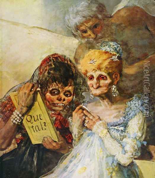 Time (Detail) Oil Painting - Francisco De Goya y Lucientes